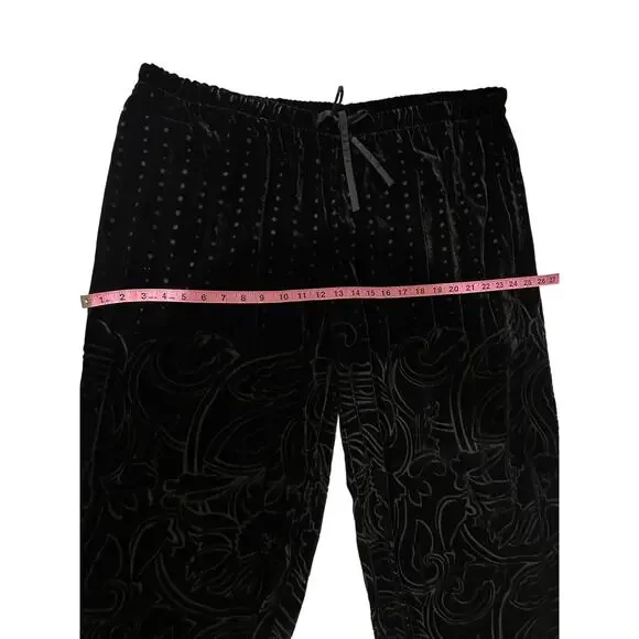 Soma Limited Edition Velvet Noir Wrap Robe & Velvet Pants - NWT - XXL Tall - Picture 15 of 16